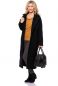 Preview: COSIMA Merino Wolltrench aus reiner Wolle (schwarz)