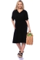 Preview: LAELIA bequemes Jerseykleid aus Bambus-Viskoe (schwarz)