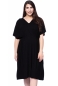 Preview: LAELIA bequemes Jerseykleid aus Bambus-Viskoe (schwarz)