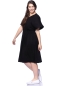 Preview: LAELIA bequemes Jerseykleid aus Bambus-Viskoe (schwarz)