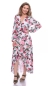 Preview: EWELIN Wickelkleid mit Volant (Rosengarten)