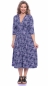 Preview: MAGDALENA Midi Kleid 3/4 Arm mit Taschen (Linaria)