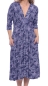Preview: MAGDALENA Midi Kleid 3/4 Arm mit Taschen (Linaria)