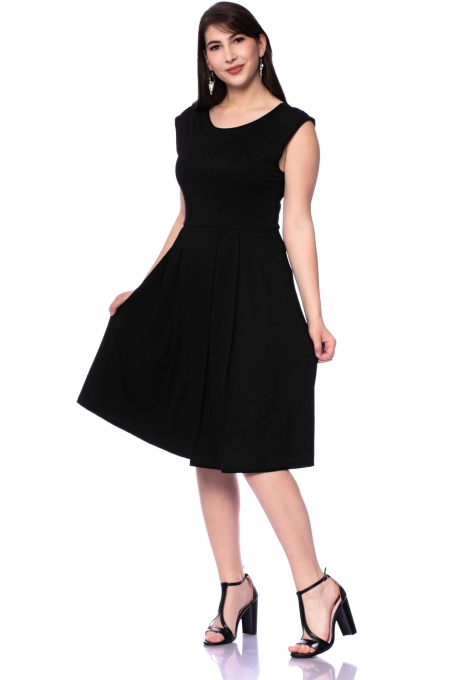 SCARLET wendbares Midikleid mit separater Kimono-Schärpe (schwarz) oder nach Farbwunsch