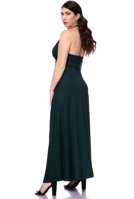 TORRIE rückenfreies Neckholder Maxikleid (Neue Farben)