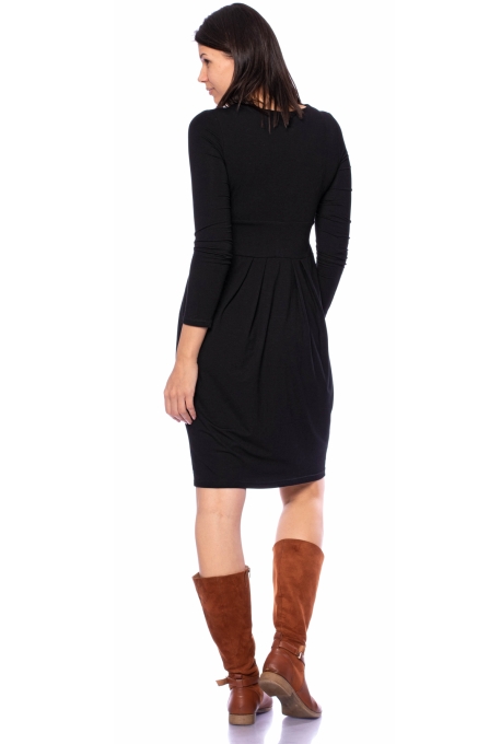 DIANA Figurfreundliches Etui-Kleid mit Cache-Cœur-Ausschnitt