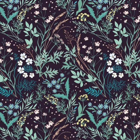 Modal Jersey  (Midnight Garden)