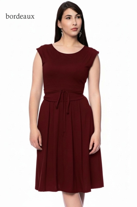 Preview: SCARLET wendbares Midikleid mit separater Kimono-Schärpe in neuen Farben