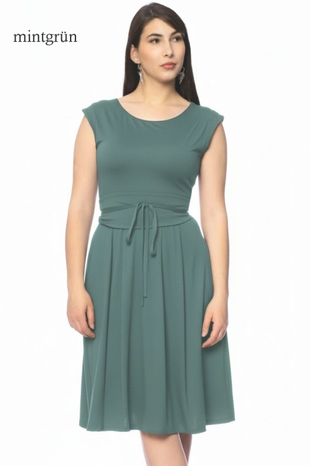 Preview: SCARLET wendbares Midikleid mit separater Kimono-Schärpe in neuen Farben