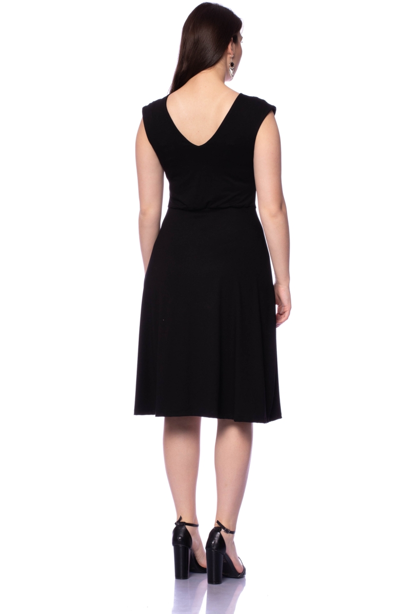 SCARLET wendbares Midikleid mit separater Kimono-Schärpe (schwarz) oder nach Farbwunsch