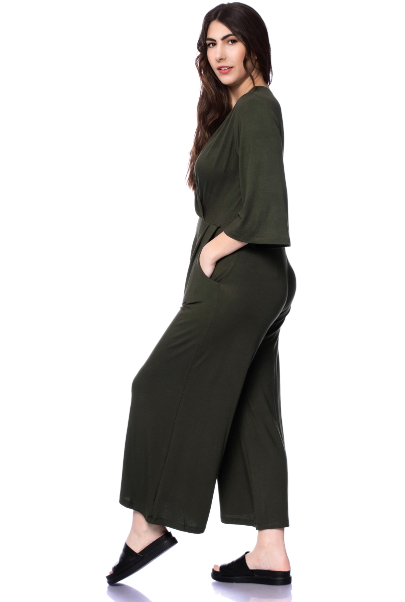 MARIKA jumpsuit (olive) or made of TENCEL ™ Modal