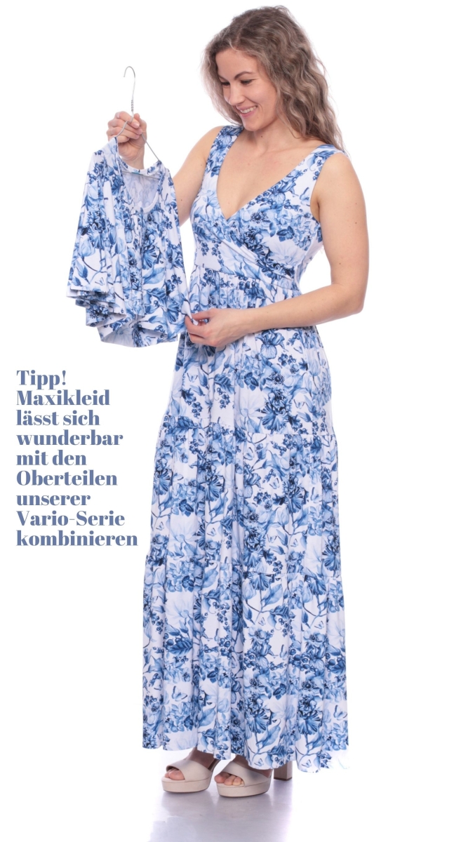 KAYA Vario Maxikleid (Clivia) aus TENCEL™ Jersey