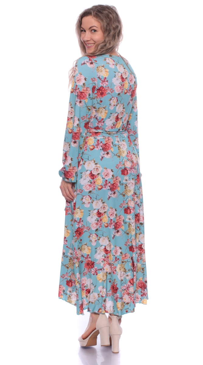 EWELIN Wickelkleid mit Volant (Velvet Love)