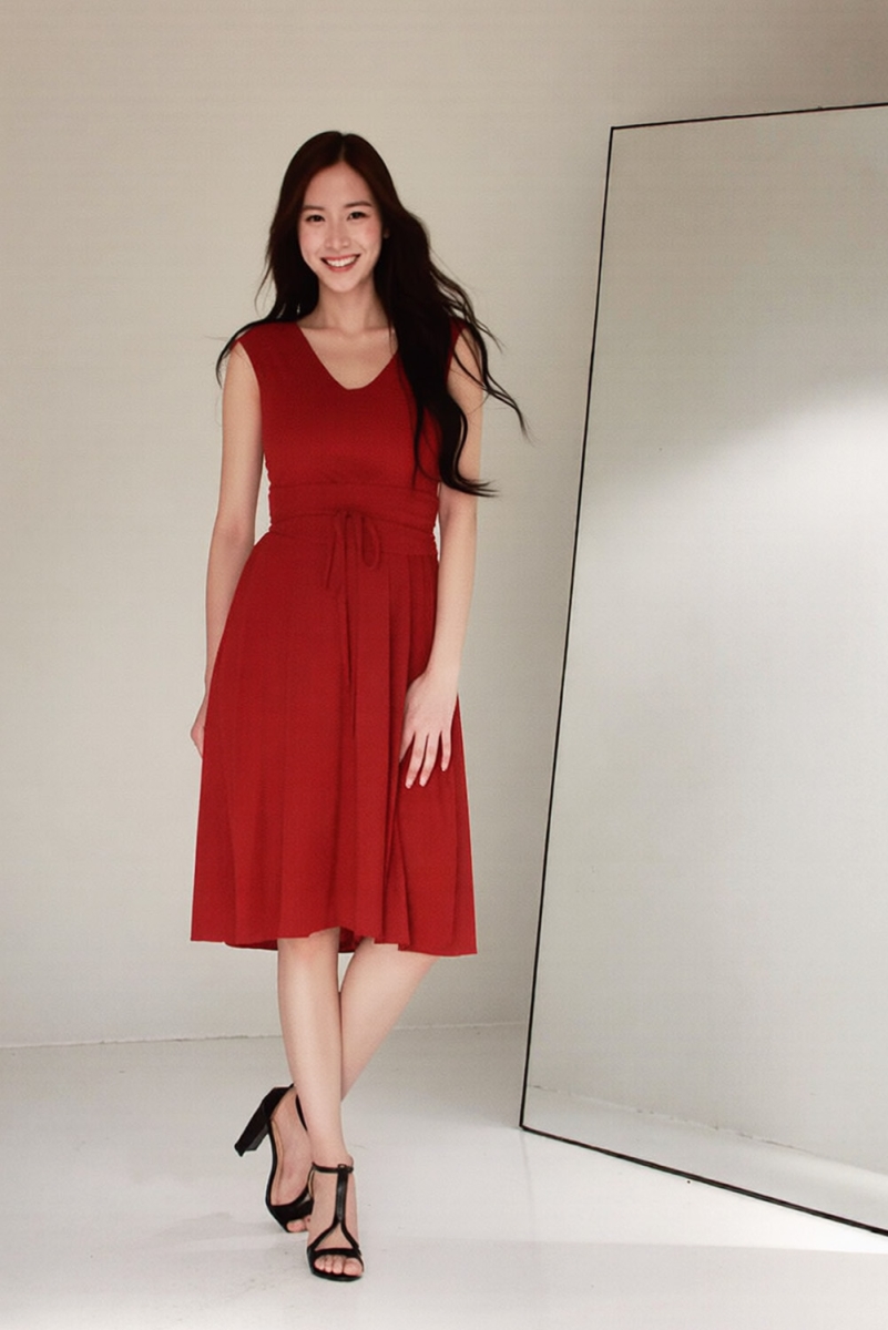 SCARLET wendbares Midikleid mit separater Kimono-Schärpe in neuen Farben